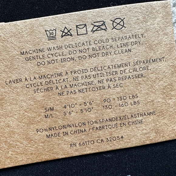 Urban Outfitters black crescent moon tights - Picture 5 of 6